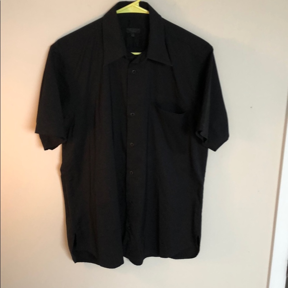 Ted Baker LONDON Medium Black Button Down Shirt
